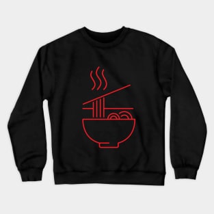 hot ramen bowl Crewneck Sweatshirt